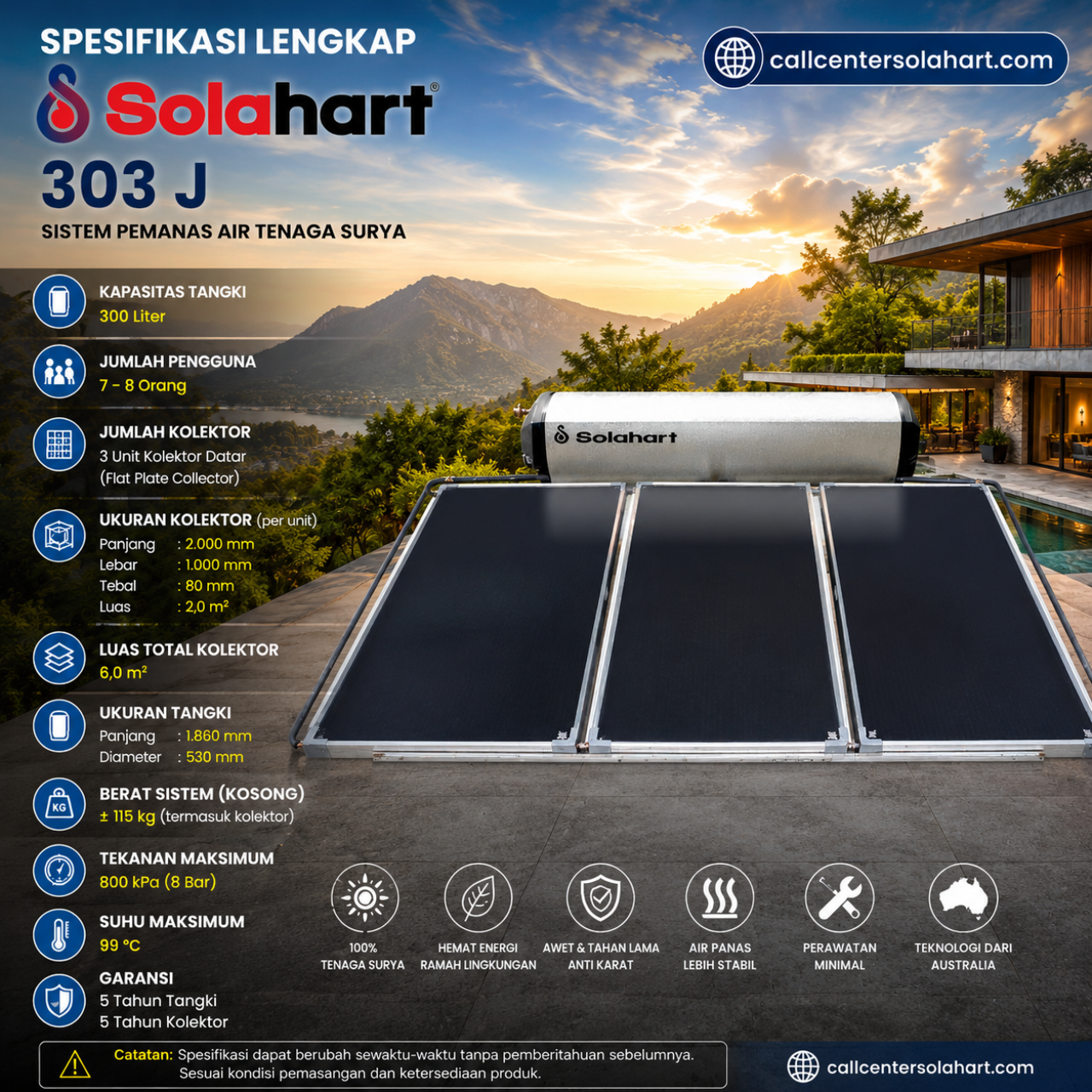 Solahart Water Heater Menteng: Distributor & Service Solahart